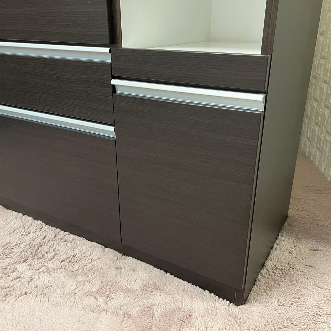 まゆママ✨ニトリ　レジューム120 ブラウン系　ソフトクローズ　美品