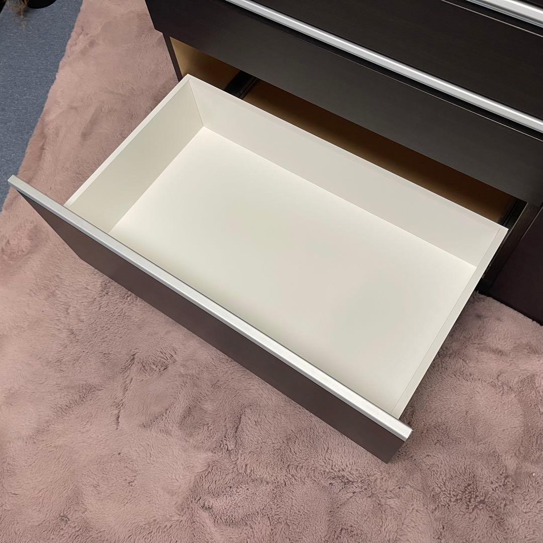 まゆママ✨ニトリ　レジューム120 ブラウン系　ソフトクローズ　美品