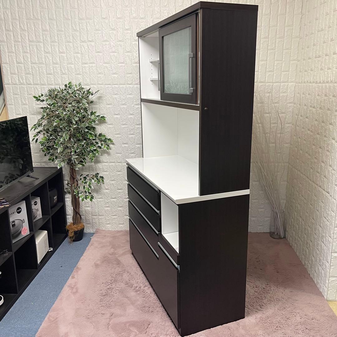 まゆママ✨ニトリ　レジューム120 ブラウン系　ソフトクローズ　美品