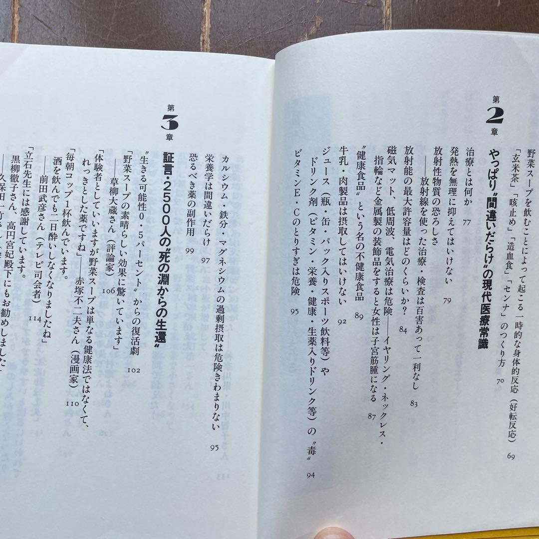 元祖野菜スープ強健法　立石和著ガン細胞も3日で消えた!?