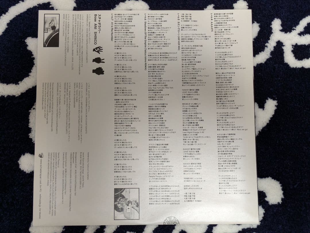 スチャダラパー「3000」LP レコード ロボ宙 かせきさいだぁ