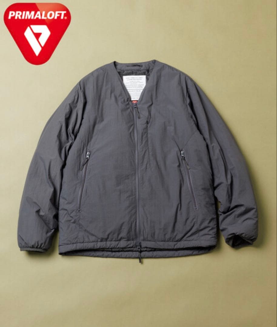 ★フリークスストア購入ハイロフトジャケット プリマロフト ノーカラー
