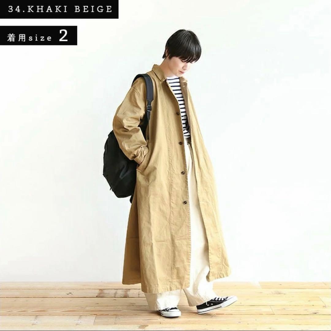 【HARVESTY】　オーバー　ステンカラーコート