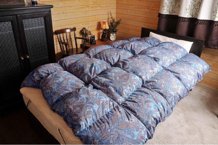 高級羽毛布団 フィールサーモ 掛け布団 ロイヤルゴールドラベル シングル