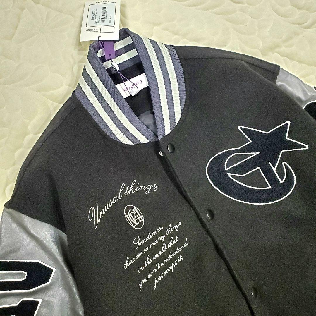 新品✨️targettoターゲットトリプルハートヴァーシティジャケット ブルゾン