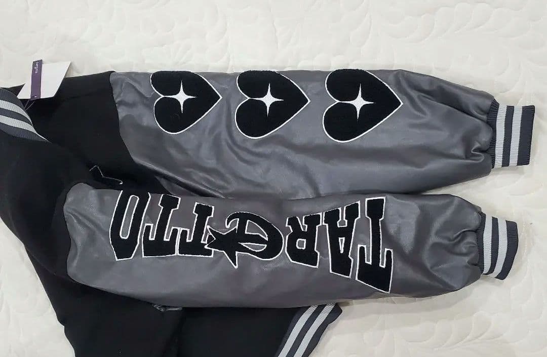 新品✨️targettoターゲットトリプルハートヴァーシティジャケット ブルゾン