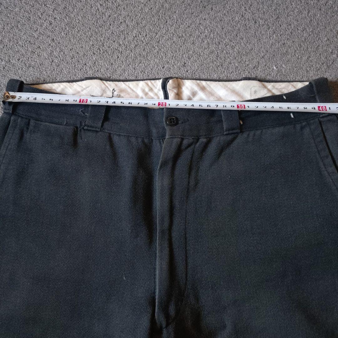 60s ウィップコード ワークパンツ 黒 ヴィンテージ USA フリスコ50s