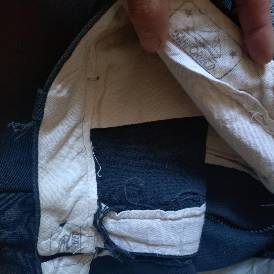 60s ウィップコード ワークパンツ 黒 ヴィンテージ USA フリスコ50s