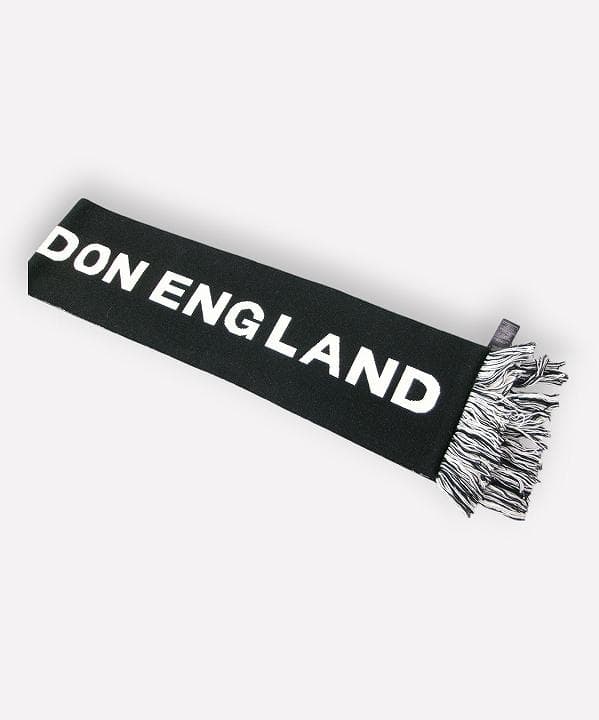 BURBERRY LONDON ロゴフリンジマフラー