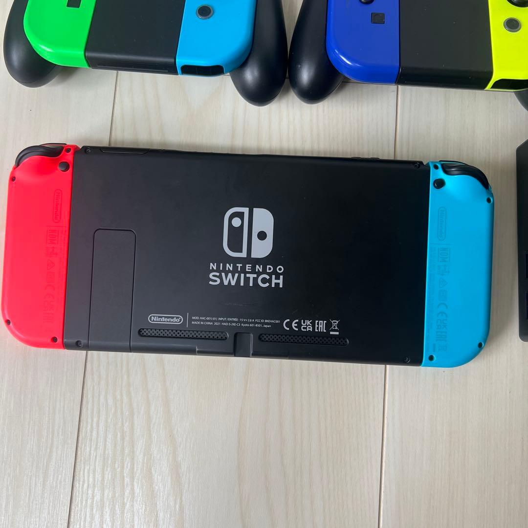 Nintendo Switch 本体 赤/青/緑/黄/黒