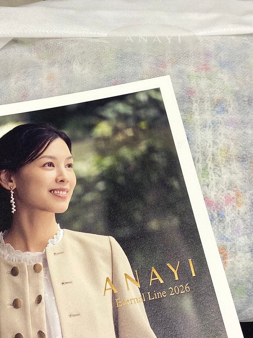 【付属品完備・極美品】アナイ マルティプルニットツイードジャケット 38