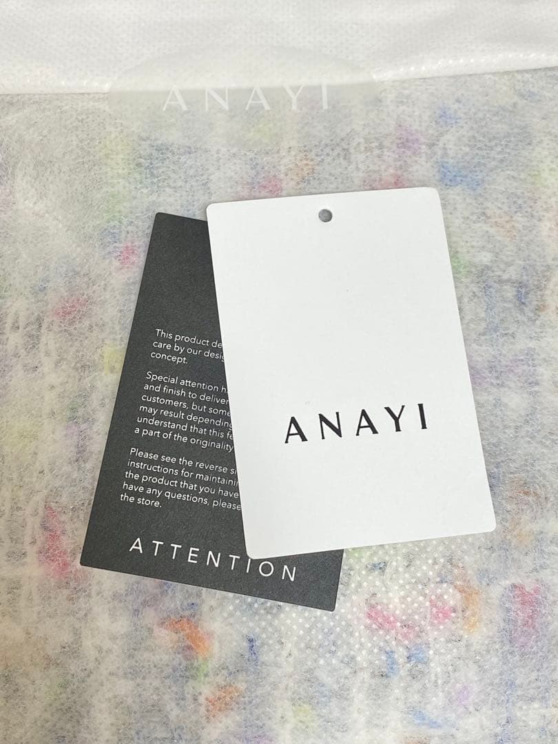 【付属品完備・極美品】アナイ マルティプルニットツイードジャケット 38