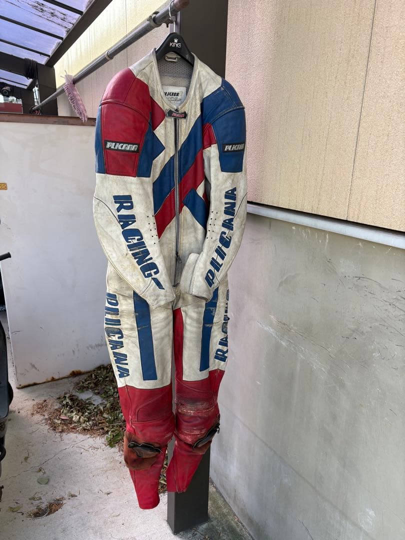 PLICANA レース用革ツナギ Lサイズ