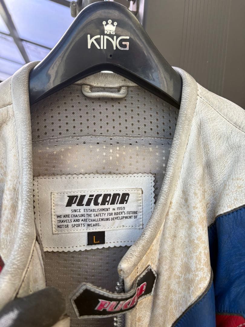 PLICANA レース用革ツナギ Lサイズ