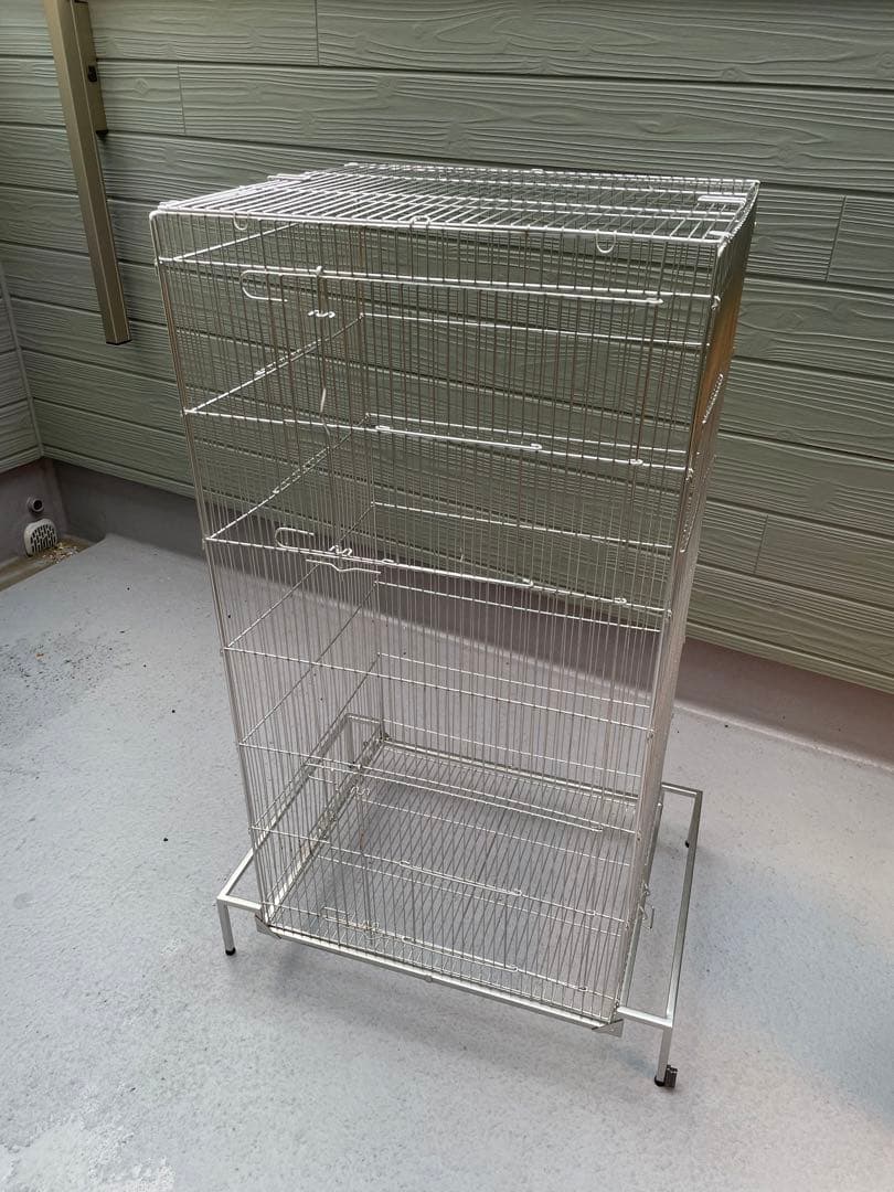 ステンレスのモモンガケージ,「NEWステンレス10秒ケージ」