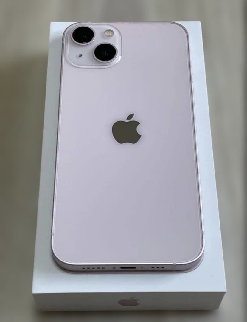 【新品同様】iPhone 13 ピンク　256GB SIMフリー