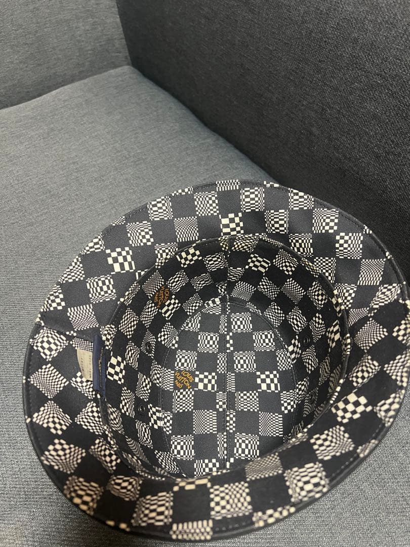 【美品】ルイヴィトン ボネ ディストーテッド バケットハット　リバーシブル