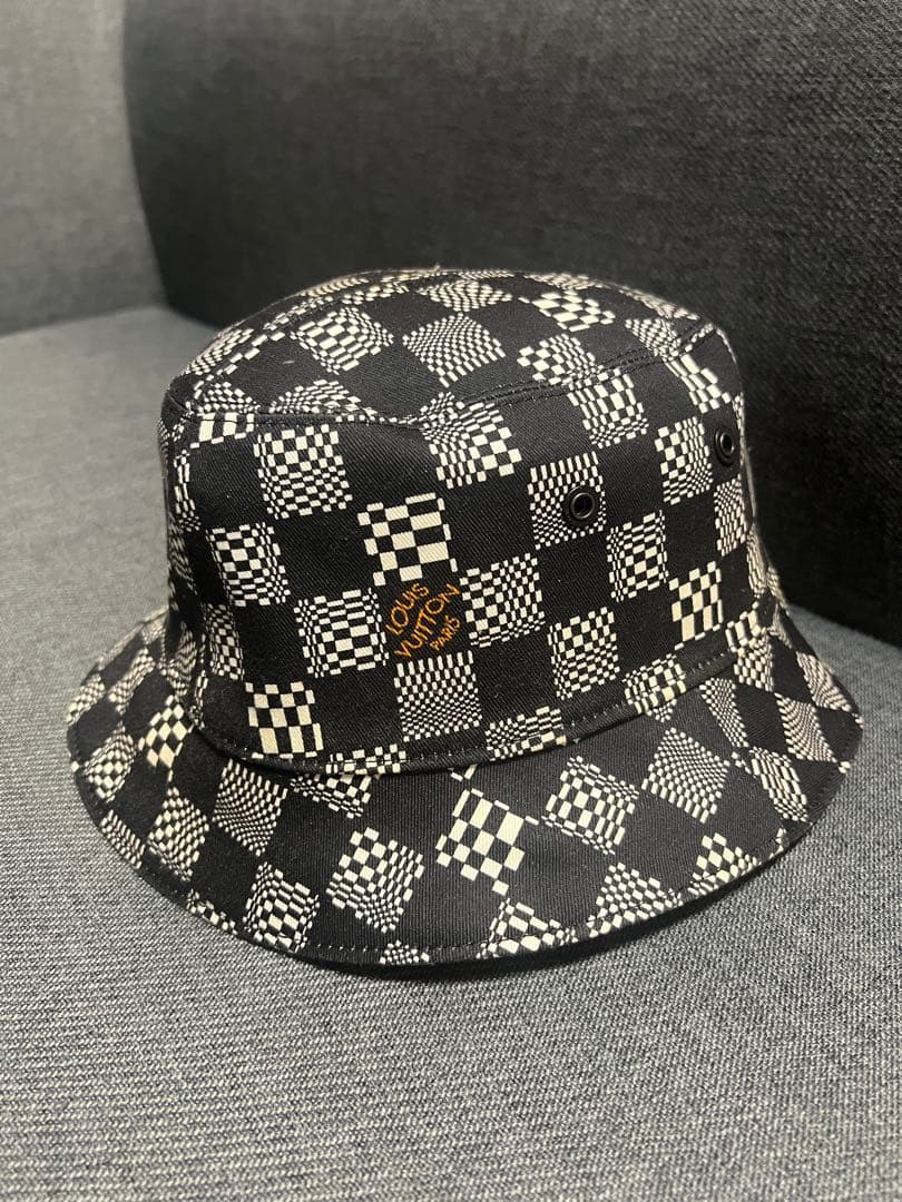 【美品】ルイヴィトン ボネ ディストーテッド バケットハット　リバーシブル