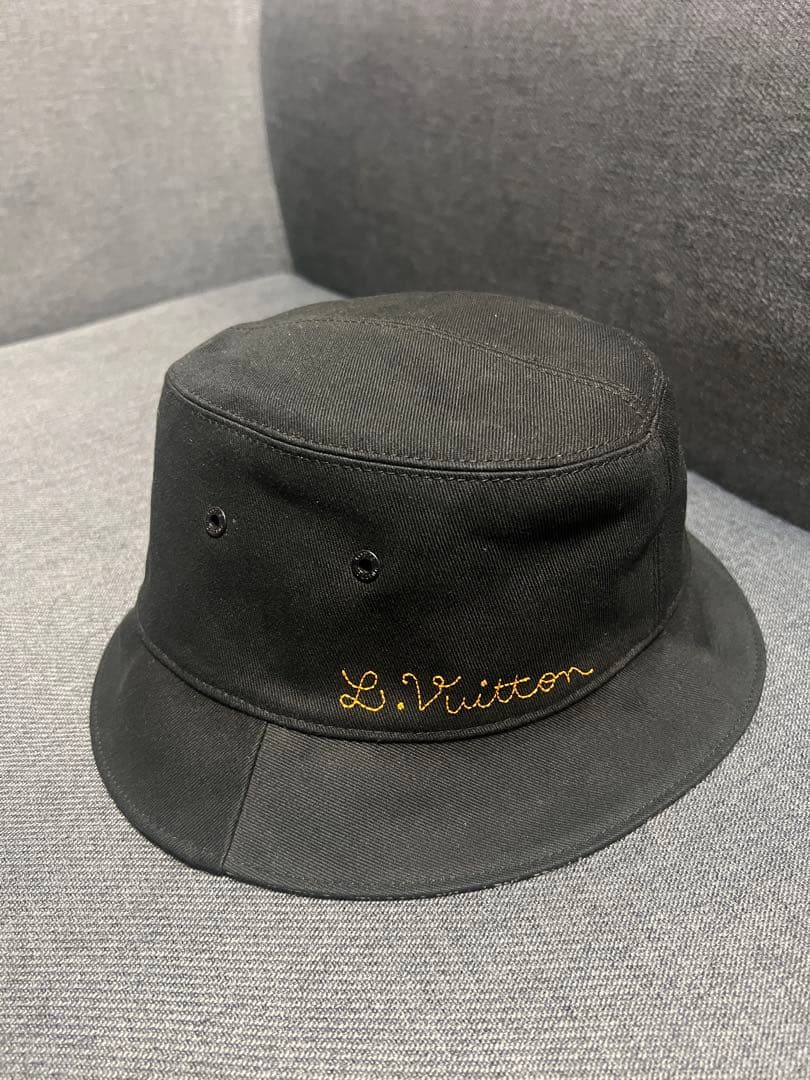 【美品】ルイヴィトン ボネ ディストーテッド バケットハット　リバーシブル