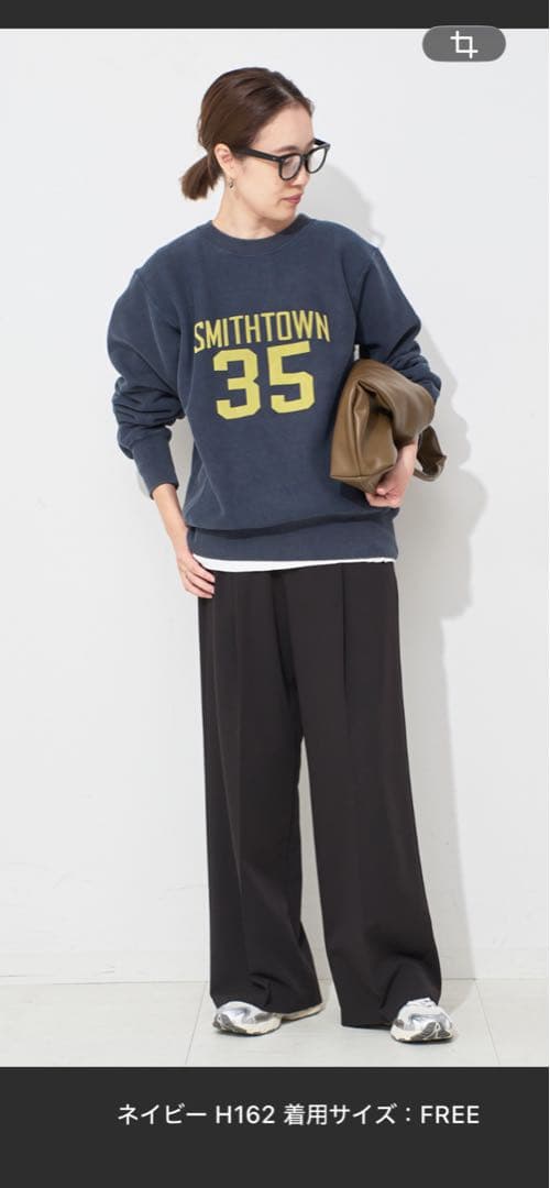 SLOBE別注　チャンピオンロゴスウェット