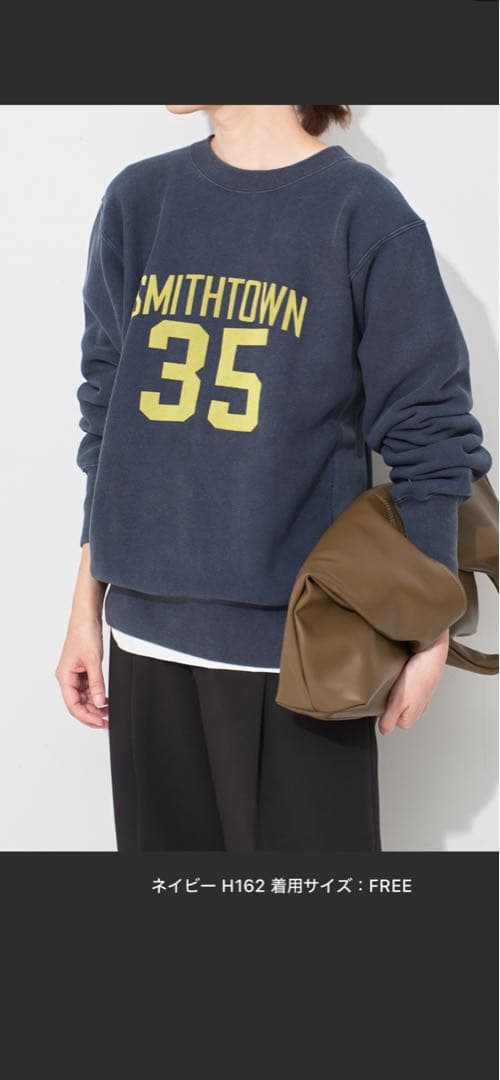 SLOBE別注　チャンピオンロゴスウェット