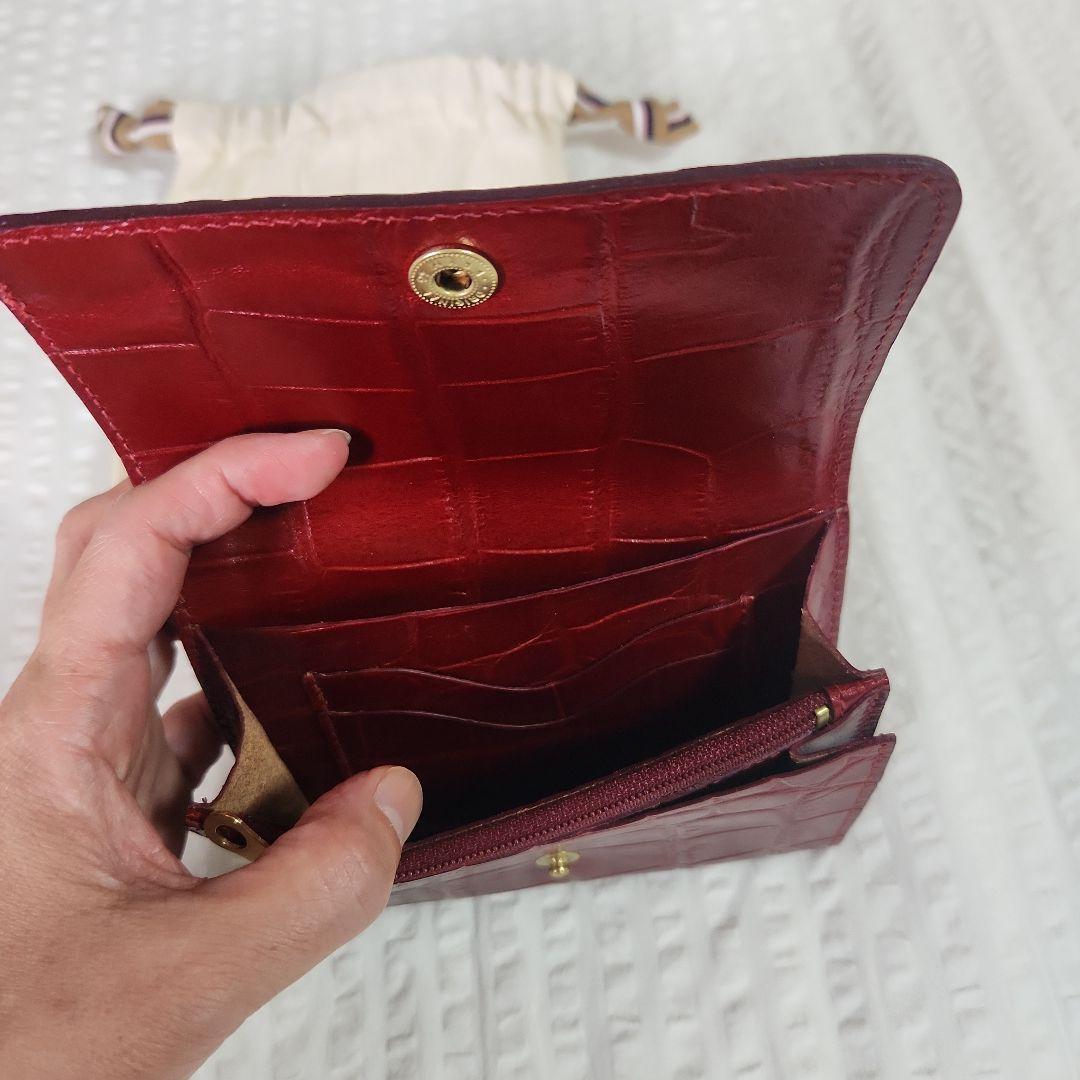 IL BISONTE 二つ折り財布 レッド