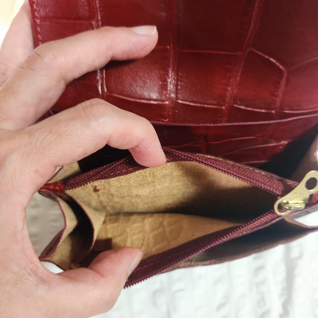 IL BISONTE 二つ折り財布 レッド