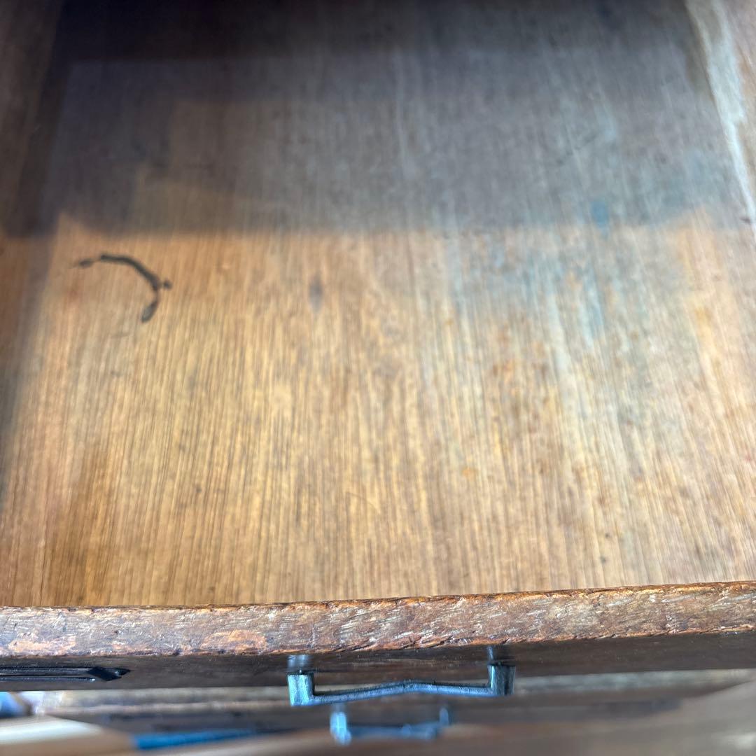 アンティーク木製 5段引き出し