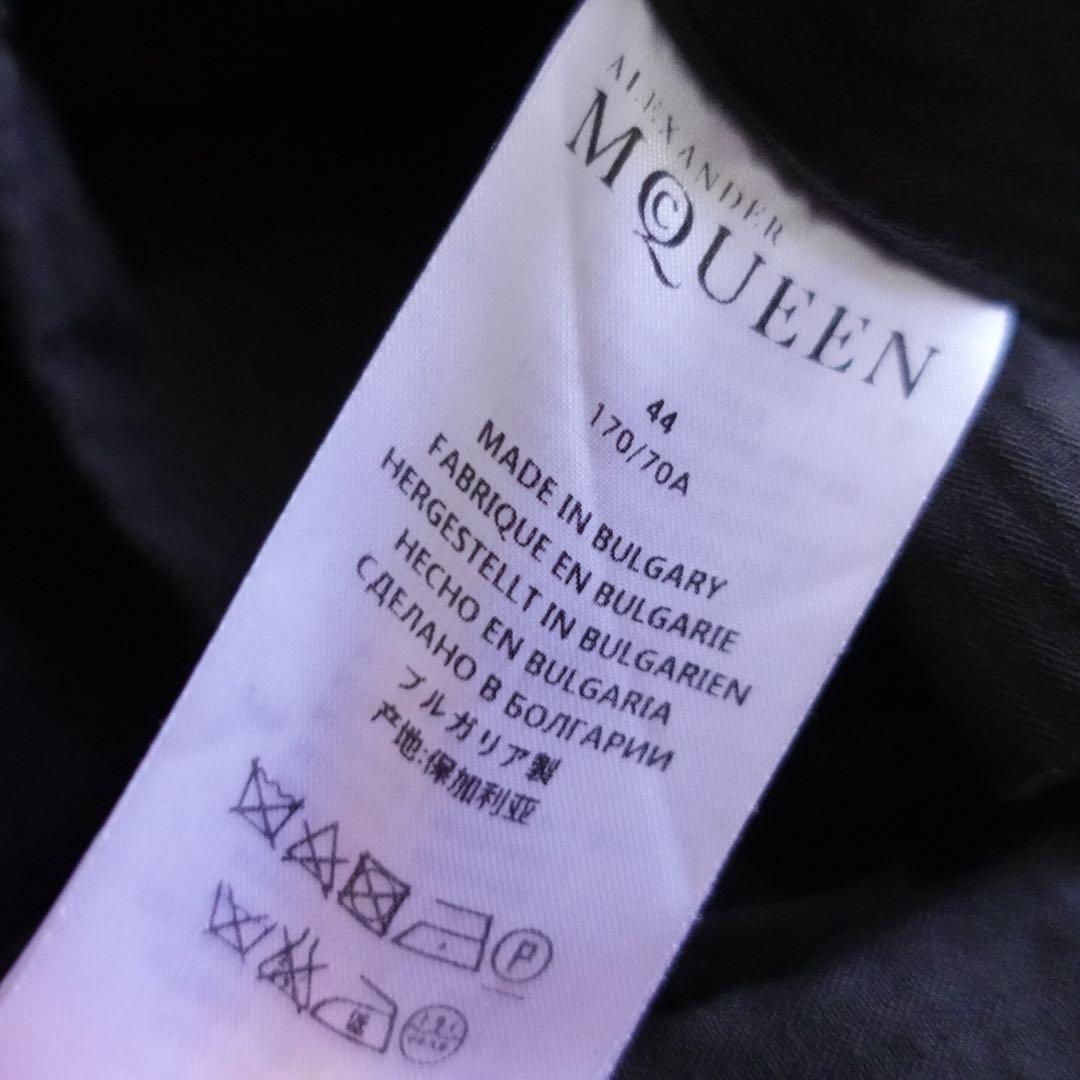 【極美品】Alexander McQUEEN ウールモヘア　トラウザーズ　44