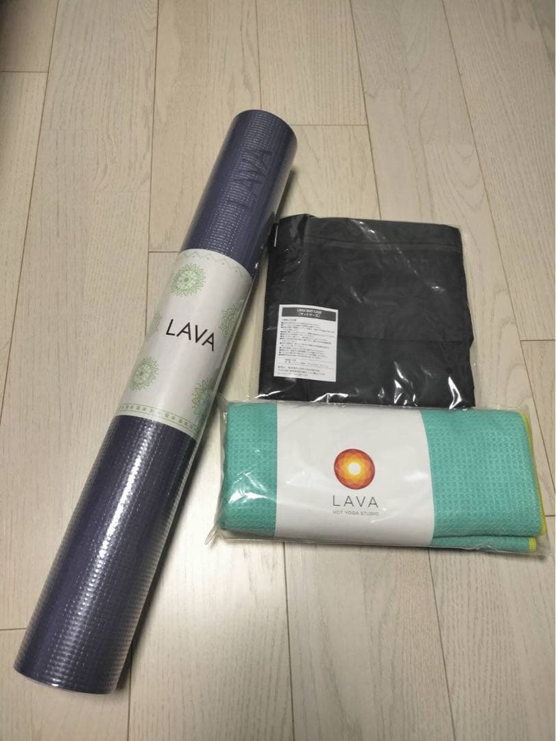 LAVA ヨガマット・マットケース・ラグセット 3点