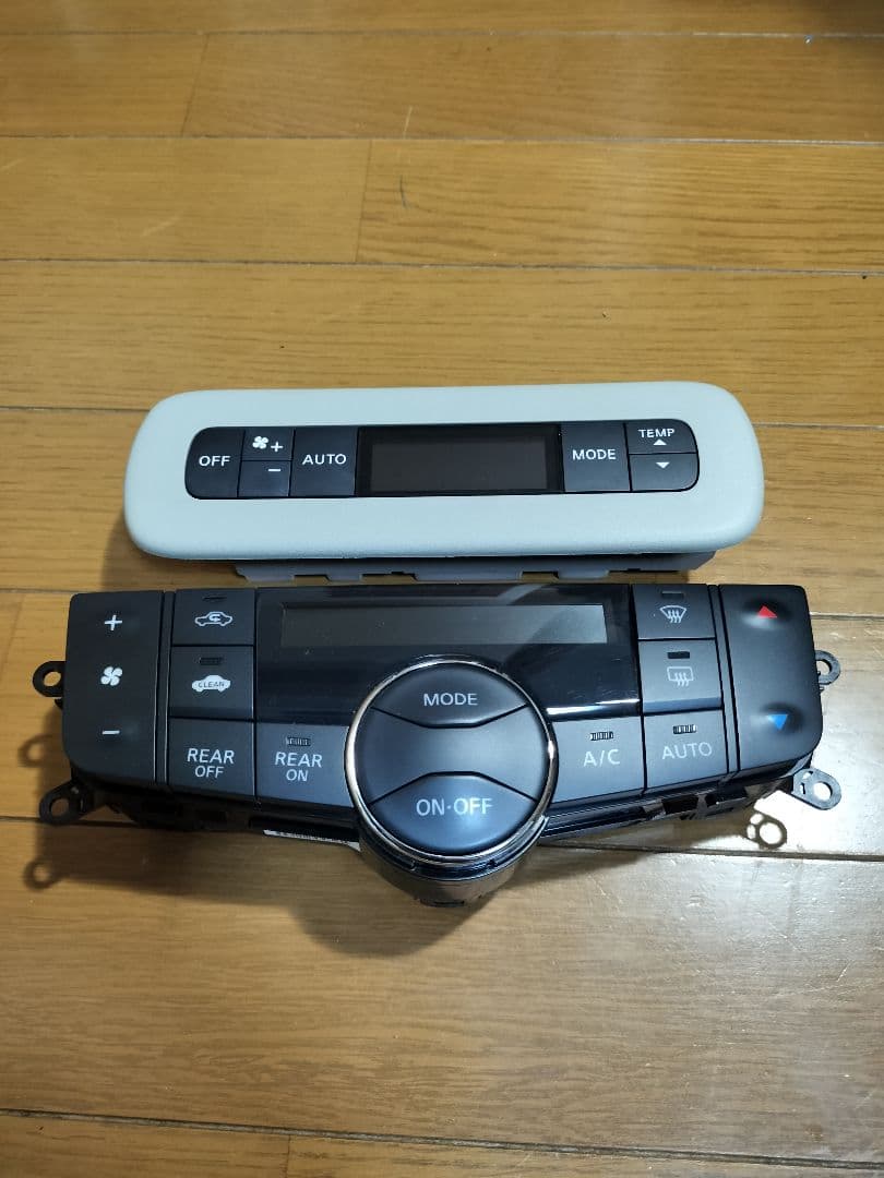 セレナ C26 エアコンパネル LED打ち替え品 液晶反転加工 フロント リア