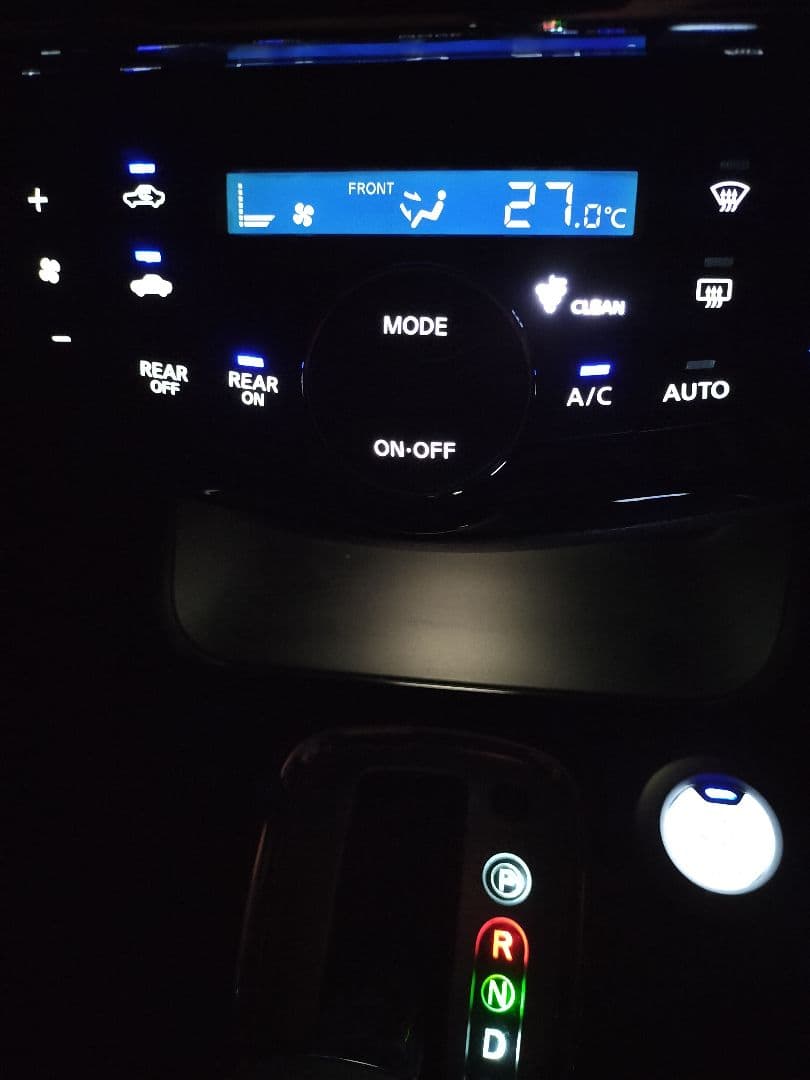 セレナ C26 エアコンパネル LED打ち替え品 液晶反転加工 フロント リア