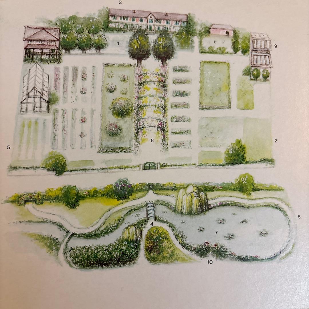 モネ 庭 ガーデン 立体 絵本 希少 レア アメリカ購入 30年前 本