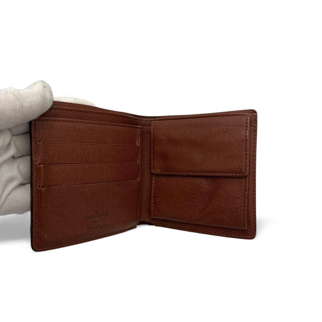 【美品】ルイヴィトン ポルトフォイユ マルコ 財布 モノグラム CA0072