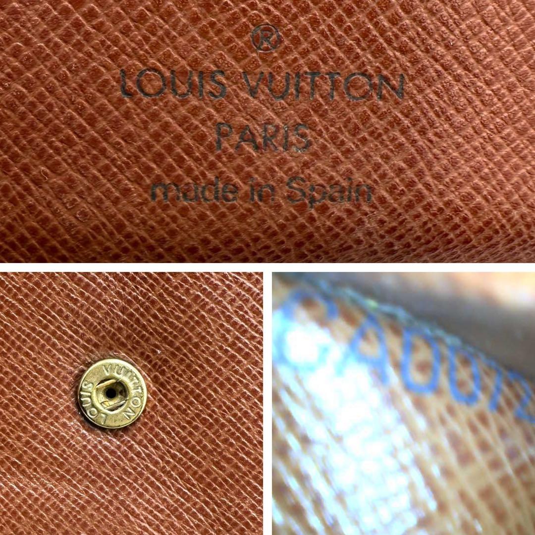 【美品】ルイヴィトン ポルトフォイユ マルコ 財布 モノグラム CA0072