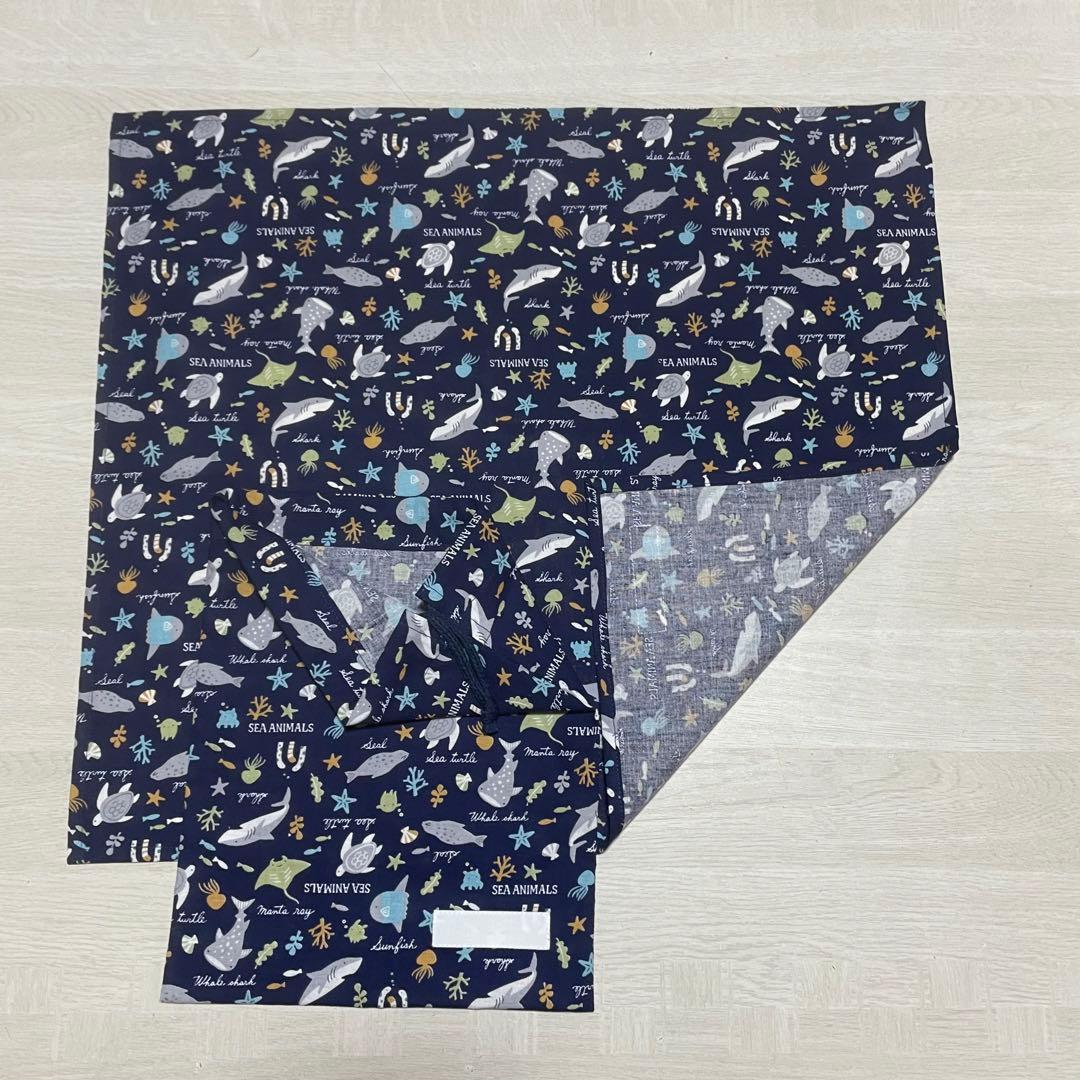 ☆エルサ☆　オーダー　ランチョンマット　給食袋