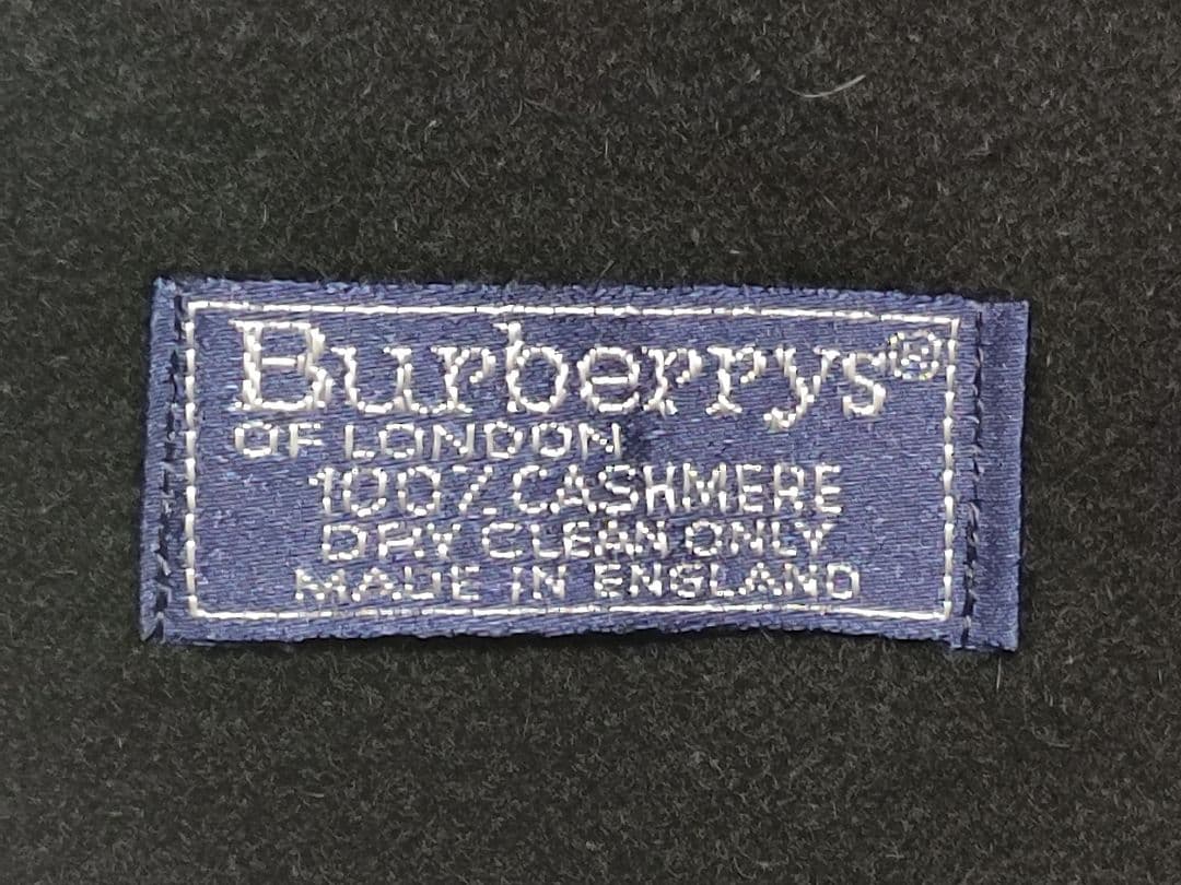 Burberrys バーバリー マフラー カシミア100% ブラック
