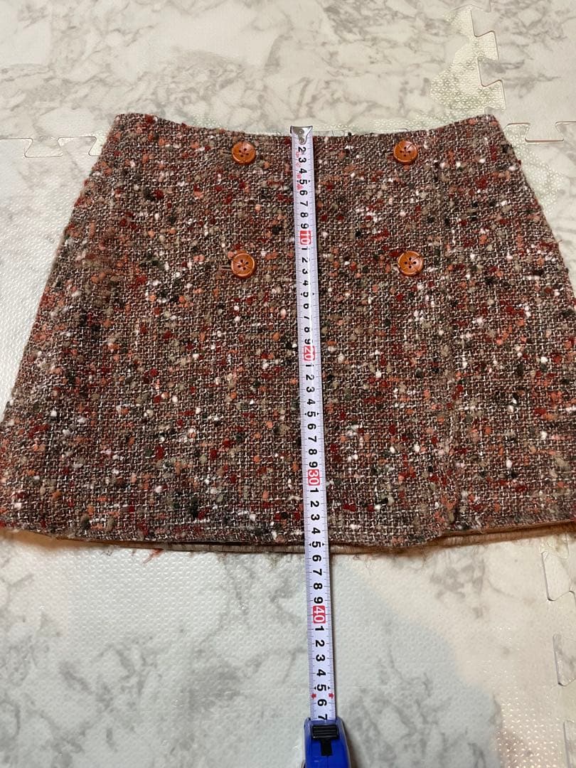 ポールスチュアートゴルフ　ツイード風スカートセットアップ