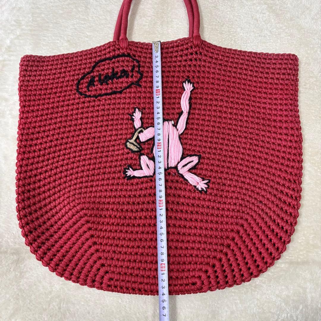 LUDLOW ラドロー コードバッグ 蛙 カエル フロッグ レッド 赤