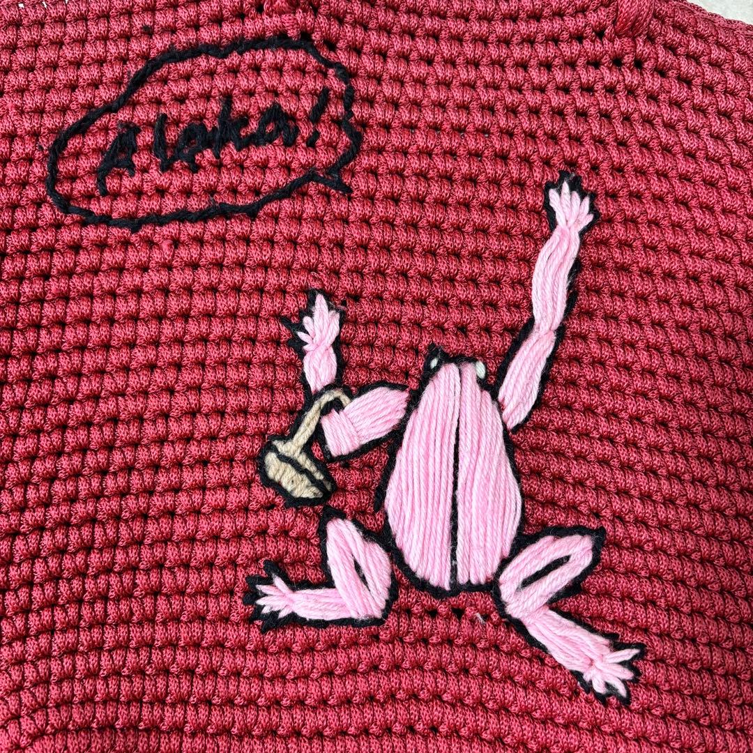 LUDLOW ラドロー コードバッグ 蛙 カエル フロッグ レッド 赤