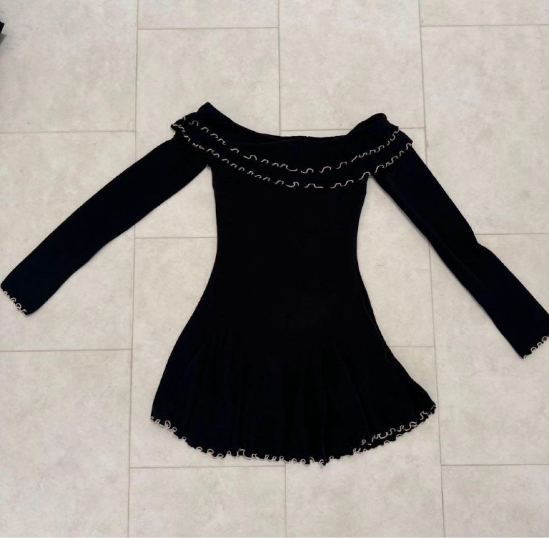 ワンピース andmary Betty frill mini dress