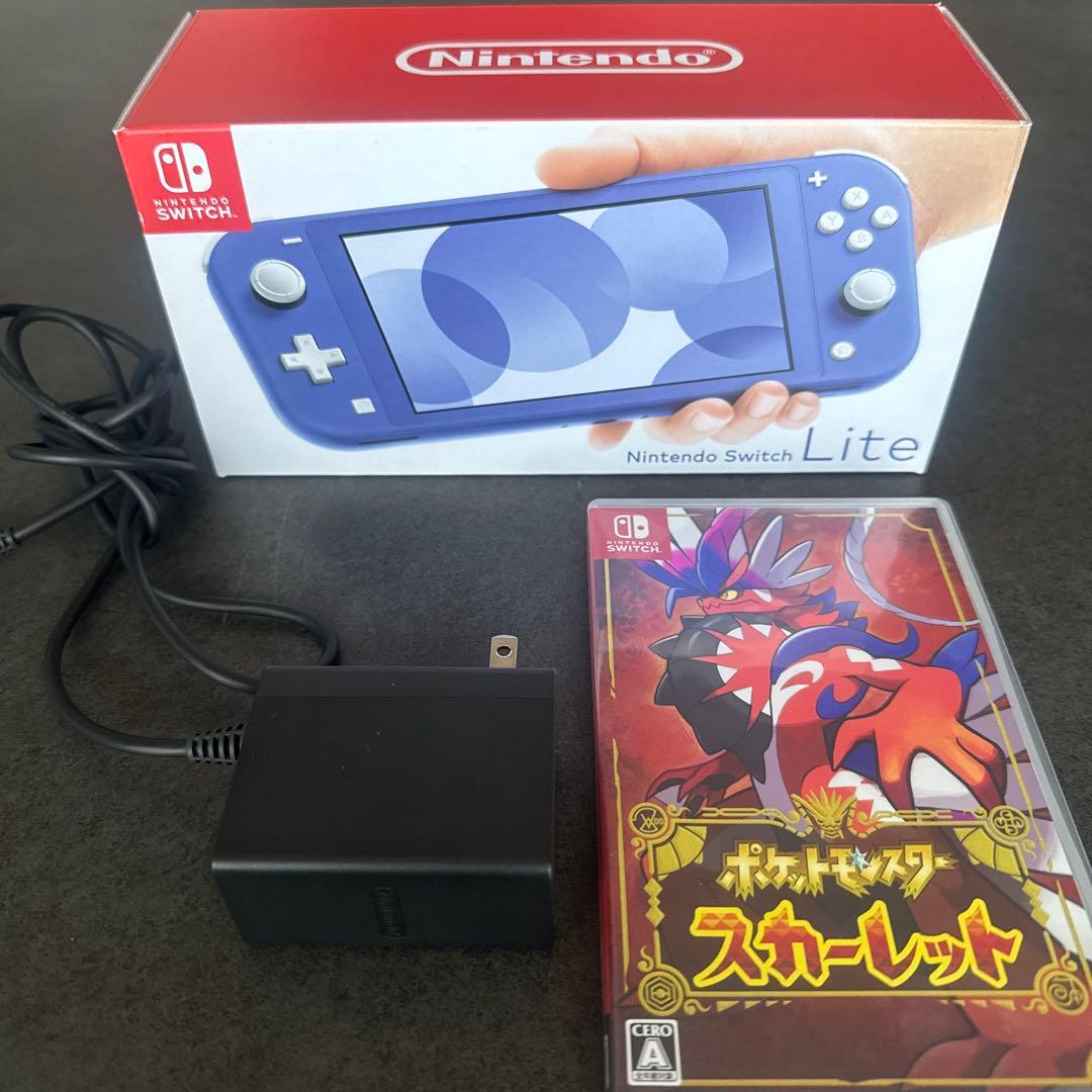 Nintendo Switch Lite 本体 + ポケモン スカーレット