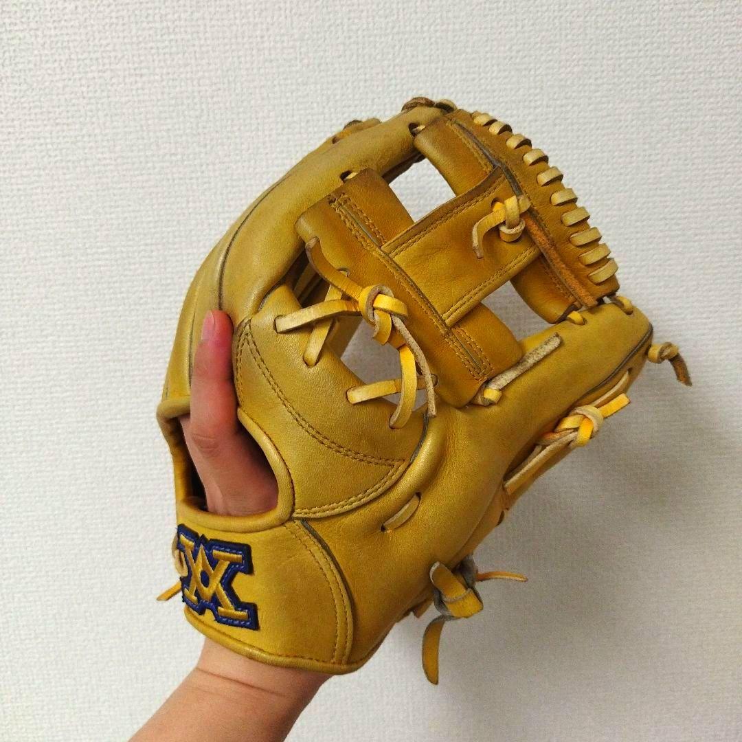 066 ヤマト 美品 型抜群 硬式兼軟式 内野手用グローブ