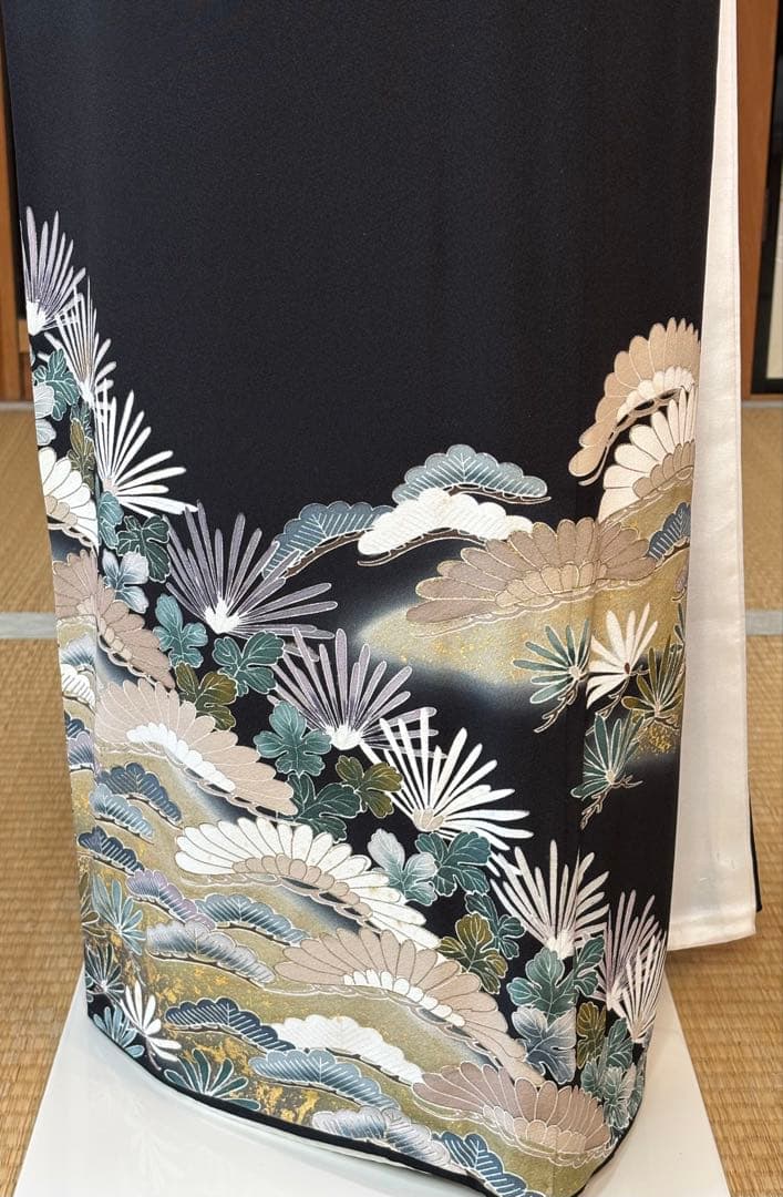 正絹豪華作家物留袖６点フルセット 留袖　袋帯　帯締め帯揚げ　長襦袢　末広