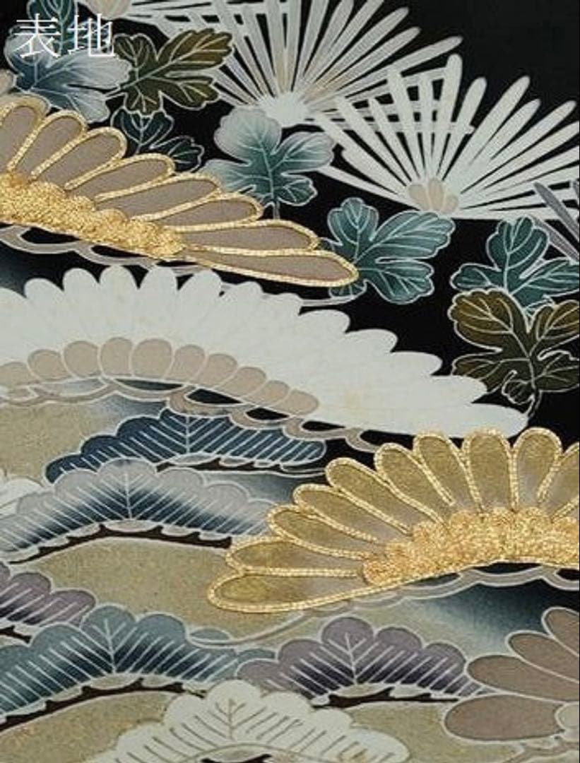 正絹豪華作家物留袖６点フルセット 留袖　袋帯　帯締め帯揚げ　長襦袢　末広