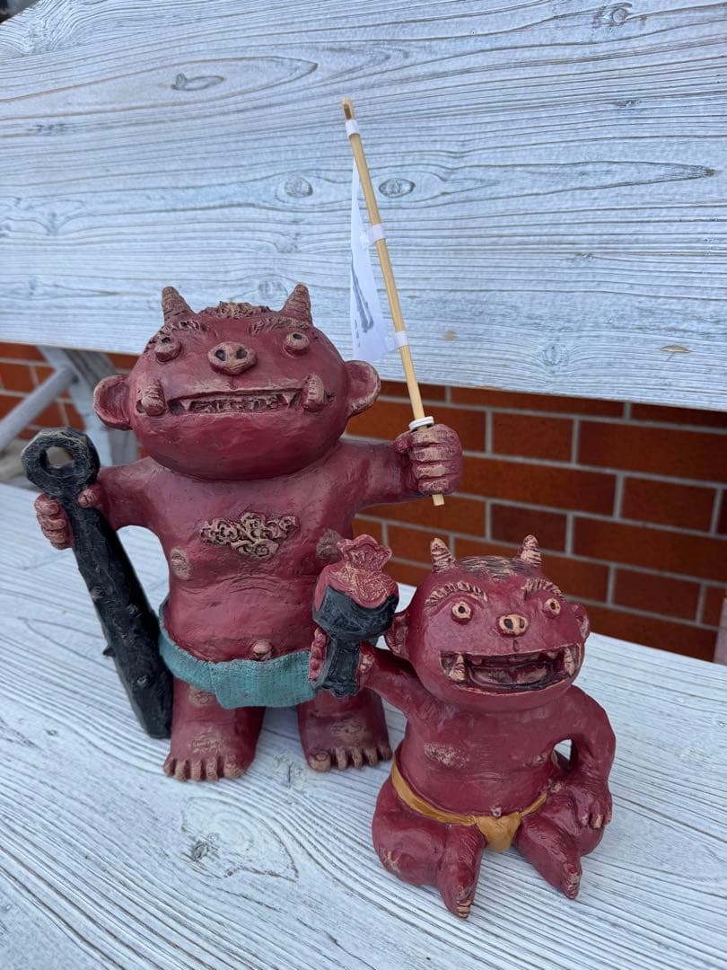 新品　セトクラフト　赤鬼2体セット