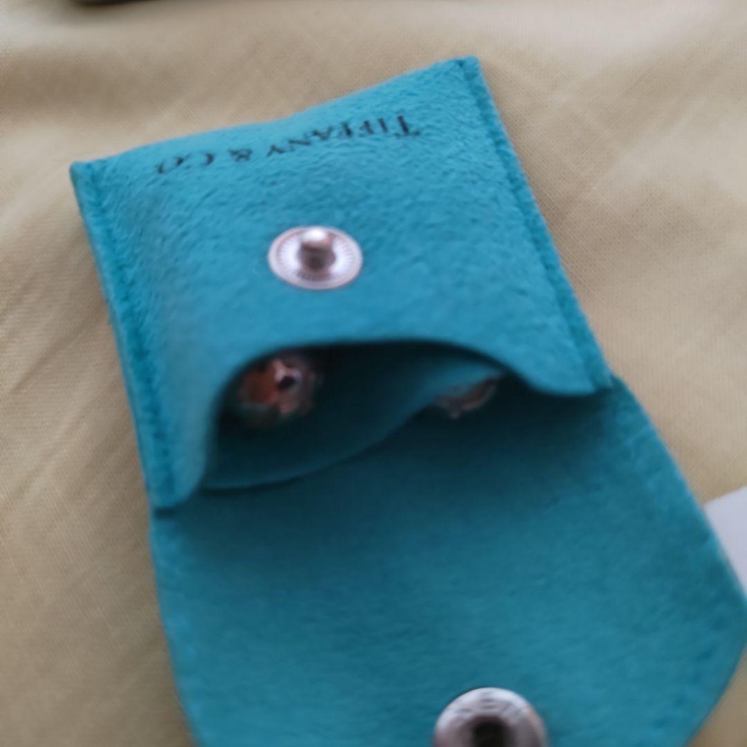 【未使用】ティファニー　グローブ　地球　バーベル・カフス　カフリンクス