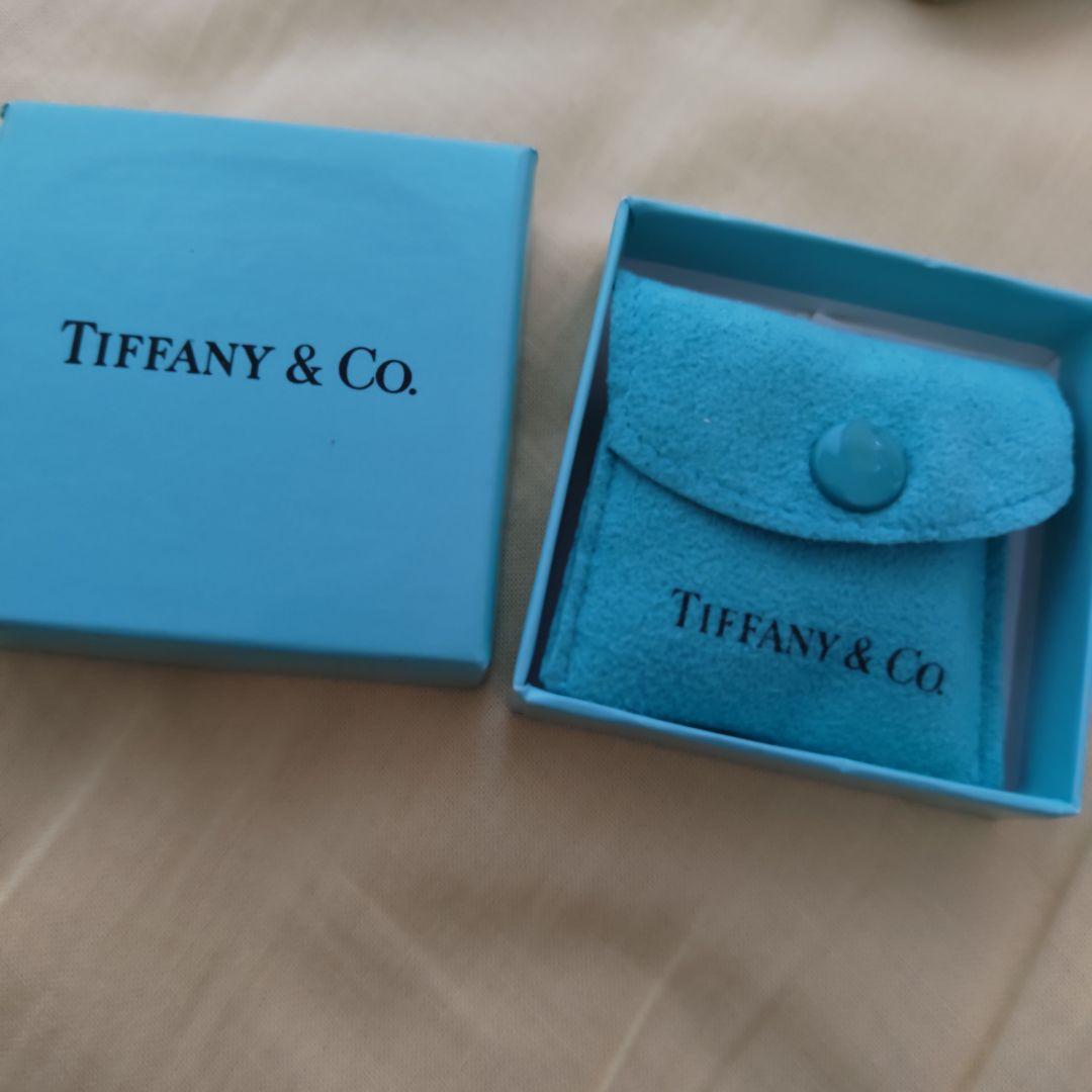 【未使用】ティファニー　グローブ　地球　バーベル・カフス　カフリンクス