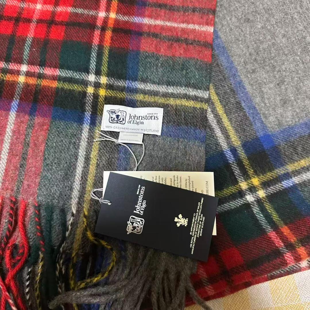 ま*か様 ジョンストンズ カシミア 大判ストール マフラー グレースチュワート