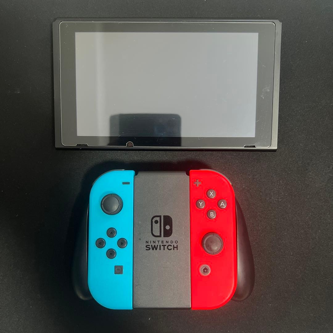 フ*ウ様 Nintendo Switch 本体 青/赤 任天堂